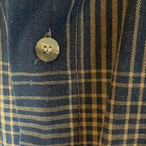 Plaid Denim Shirt Men’s Size XL Legal Jeans Long Sleeves - Picture 3 of 7